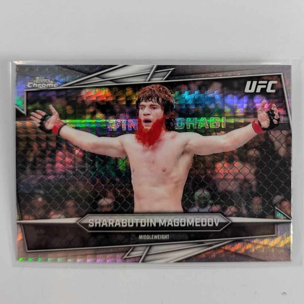 2026 Topps Chrome UFC Sharabutdin Magomedov #21 Prism Refractor Parallel